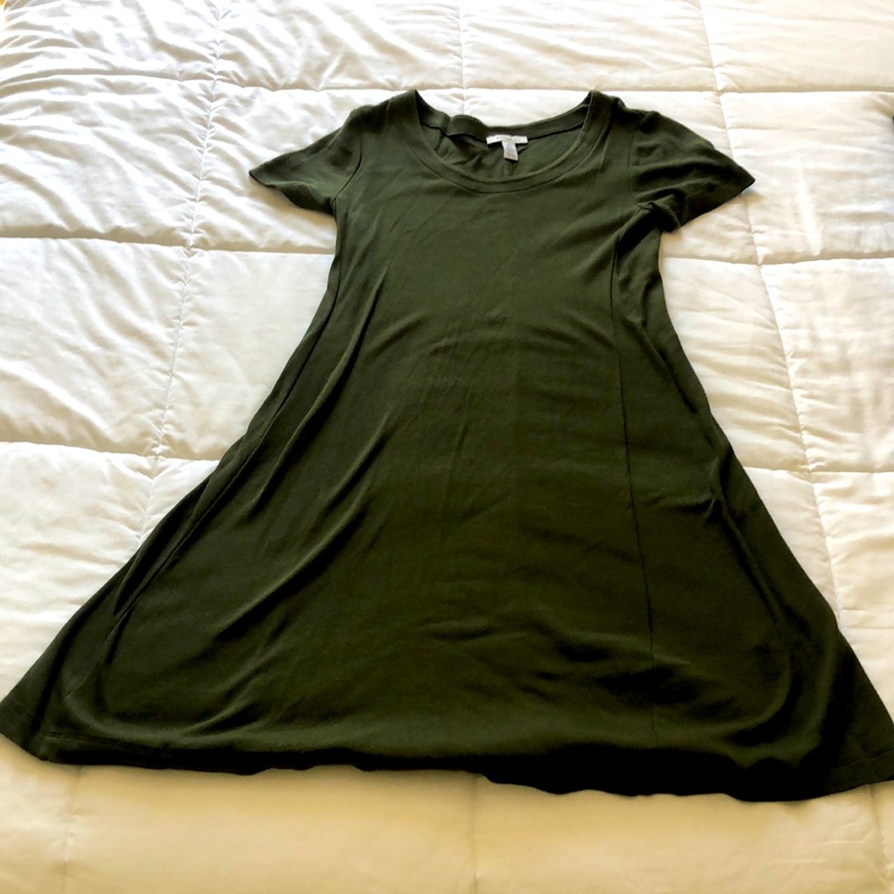 Daily Ritual Dark Green Dress